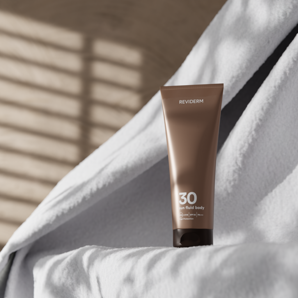 REVIDERM sun fluid body SPF 30 zur Pflege nach der Diodenlaser-Haarentfernung